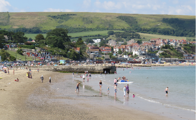 Beach in Swanage